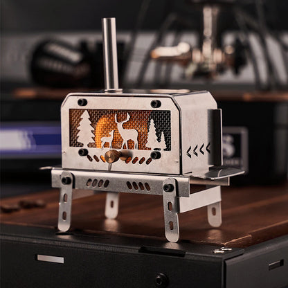 Mini Charcoal Stove Stainless Steel