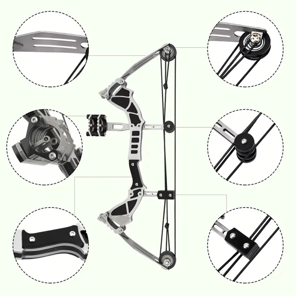 Metal Bow and Arrow Mini Crossbow