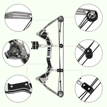 Metal Bow and Arrow Mini Crossbow