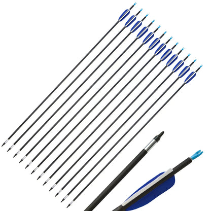 12pcs Archery Mixed Carbon Arrow