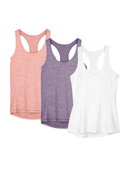 3 Pcs Women Sport Tank Tops