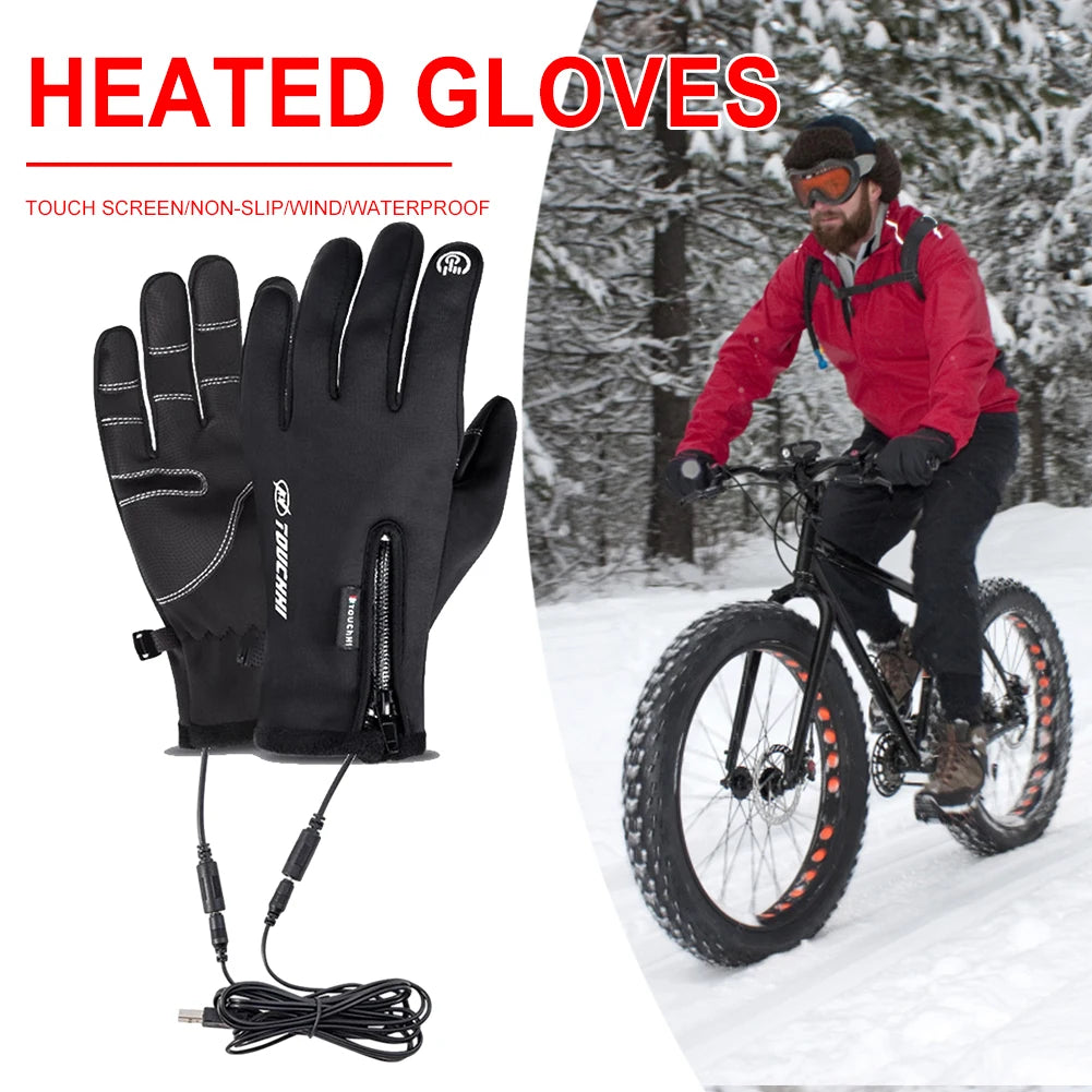 Electric Thermal Waterproof Gloves for Winter