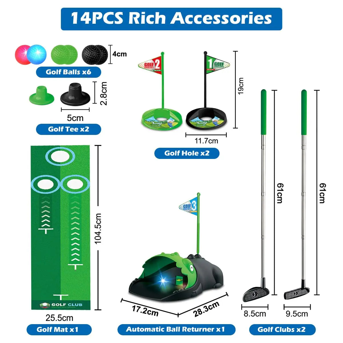 Kids Toy Golf Club Set