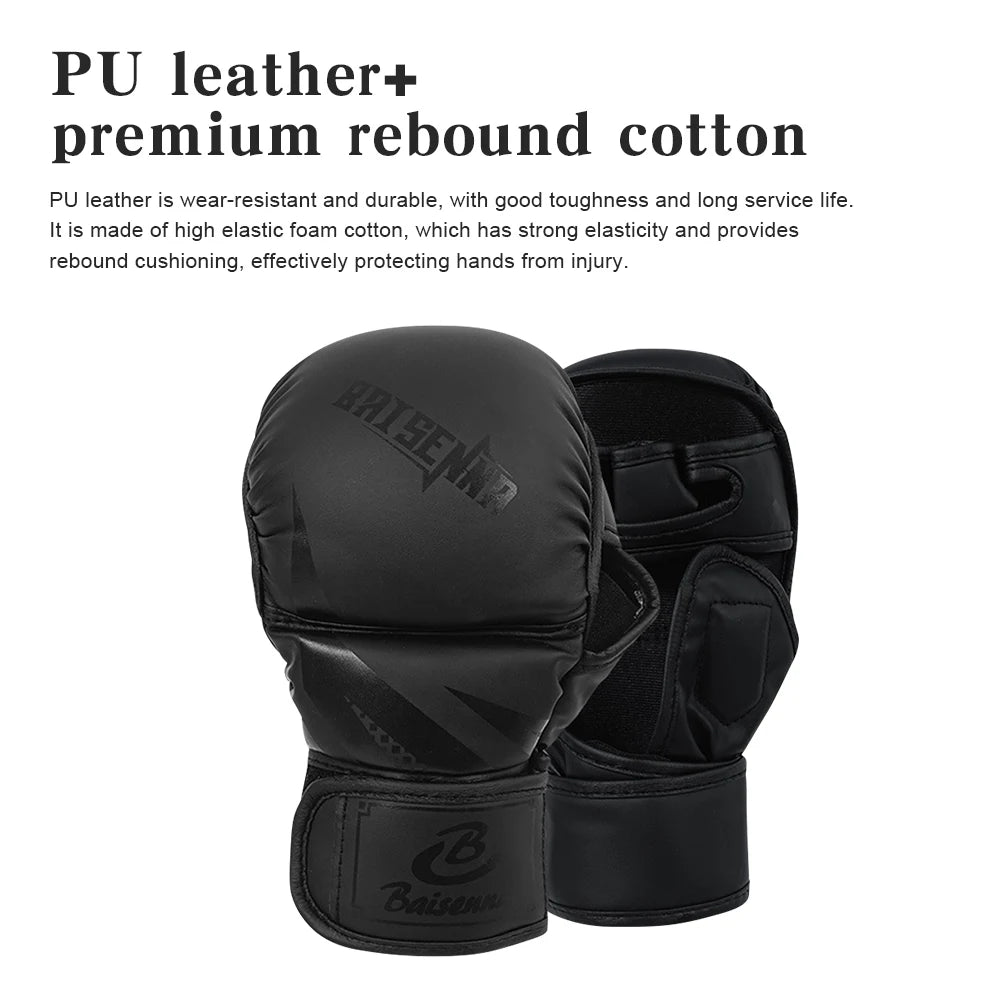 Half Finger Boxing Gloves