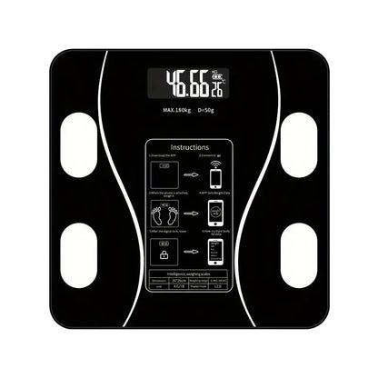 Smart Wireless Digital Body composition Fat Scale LED.