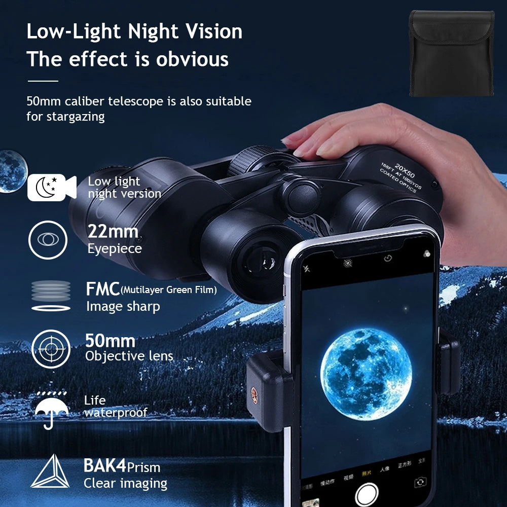 Professional HD Long Range Binoculars.