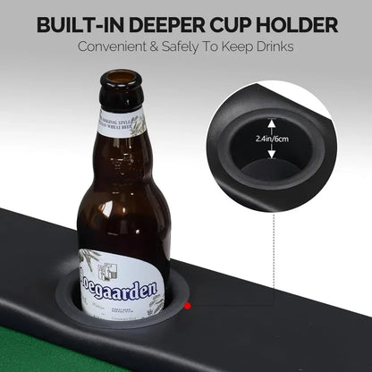8 Player Texas Holdem Poker Table.