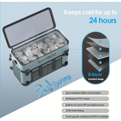 34/28-Can Soft-Sided Cooler-Collapsible
