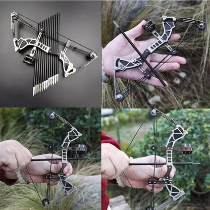 Metal Bow and Arrow Mini Crossbow