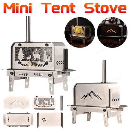 Mini Charcoal Stove Stainless Steel